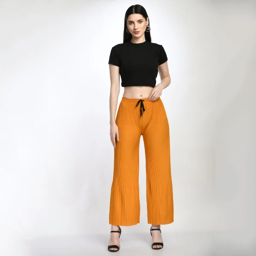 Ladies Palazzo Pants - Color: Black
