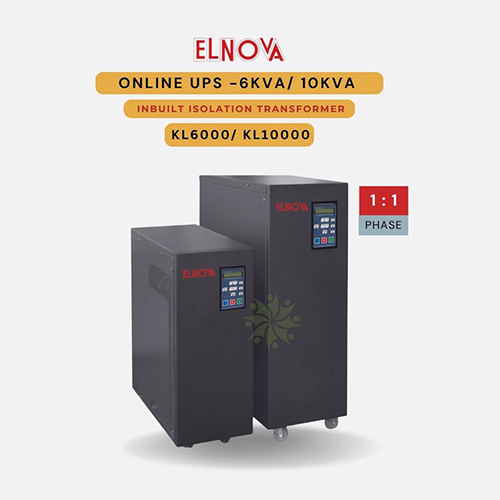 Elnova Online Ups 6-10 Kva Ib Isolation Transformer 1-1 - Color: Black