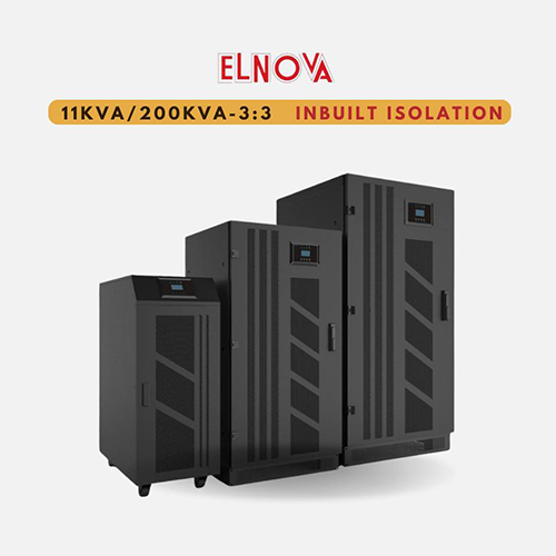 Elnova Online Ups 11Kva -200Kva Ib Isolation 3-3 - Color: Black