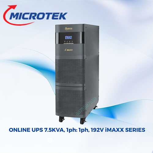 7.5 Kva Imaxx Series Microtek Ups - Color: Black