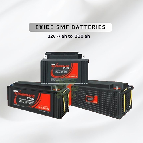 Exide Smf Battery - Color: Black