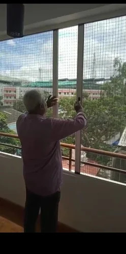 Balcony Sliding Mosquito Net - Size: Full