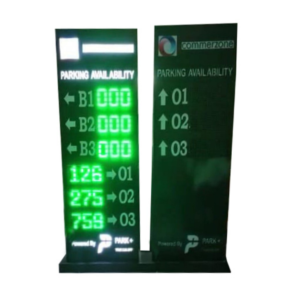 Vehicle Parking Display - Light Color: Green