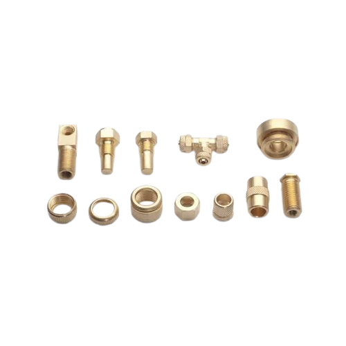 Brass Fittings And Components - Color: Golden