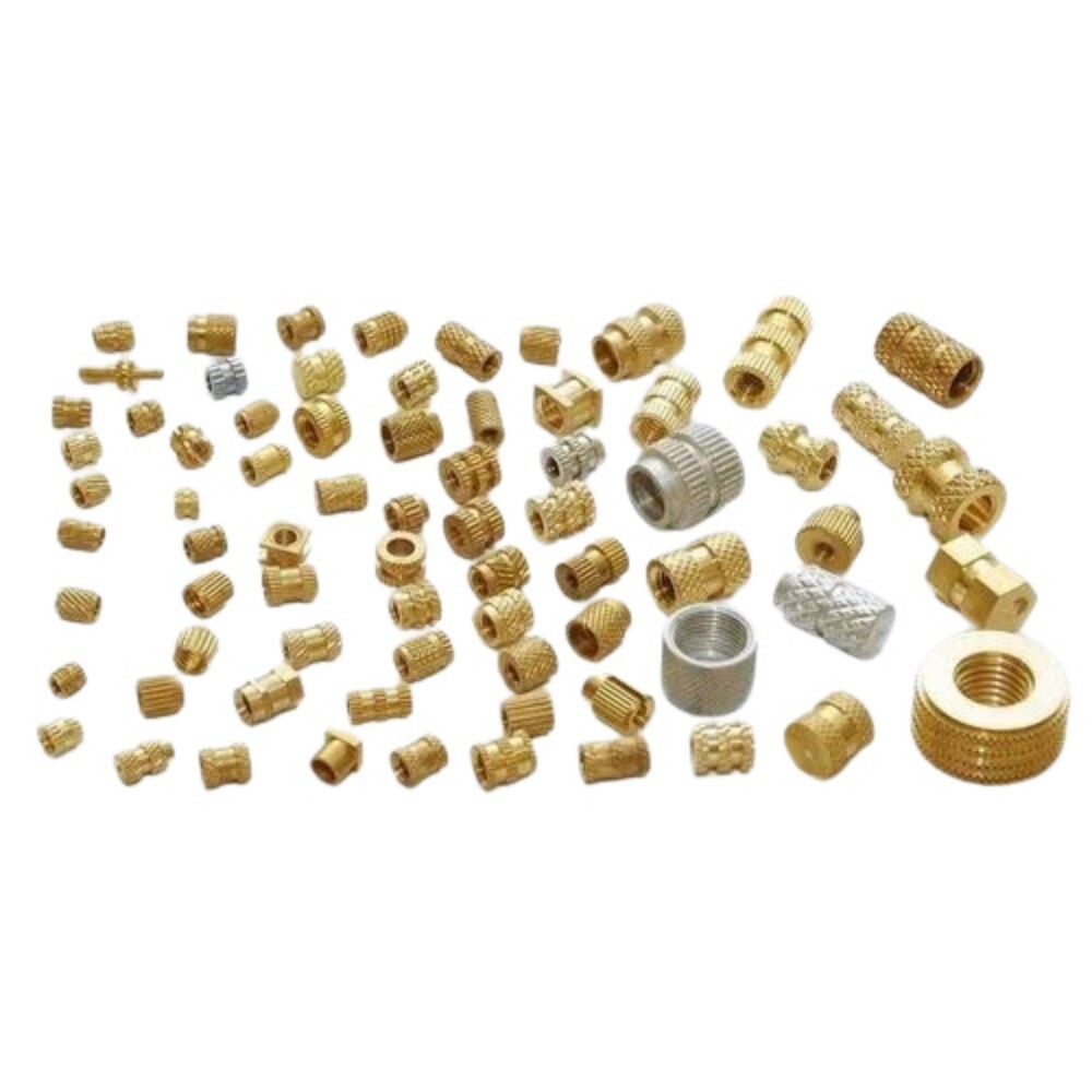 Brass Insert Molding - Color: Golden