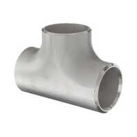 304 Stainless Steel Butt Weld Tee - Color: Silver