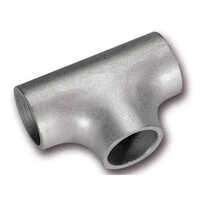 304 Stainless Steel Seamless Tee - Color: Silver