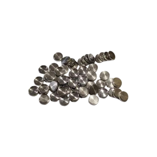 Brass Tikly Button - Color: Silver