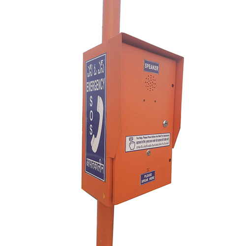 Emergency Call Box - Color: Orange Paint Coated