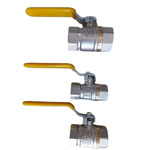 Brass Ball Valves - Color: Silver