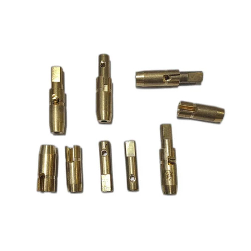 Brass Gas Valve Spindle - Color: Golden
