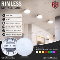 Rimless Panel Light - Color: White