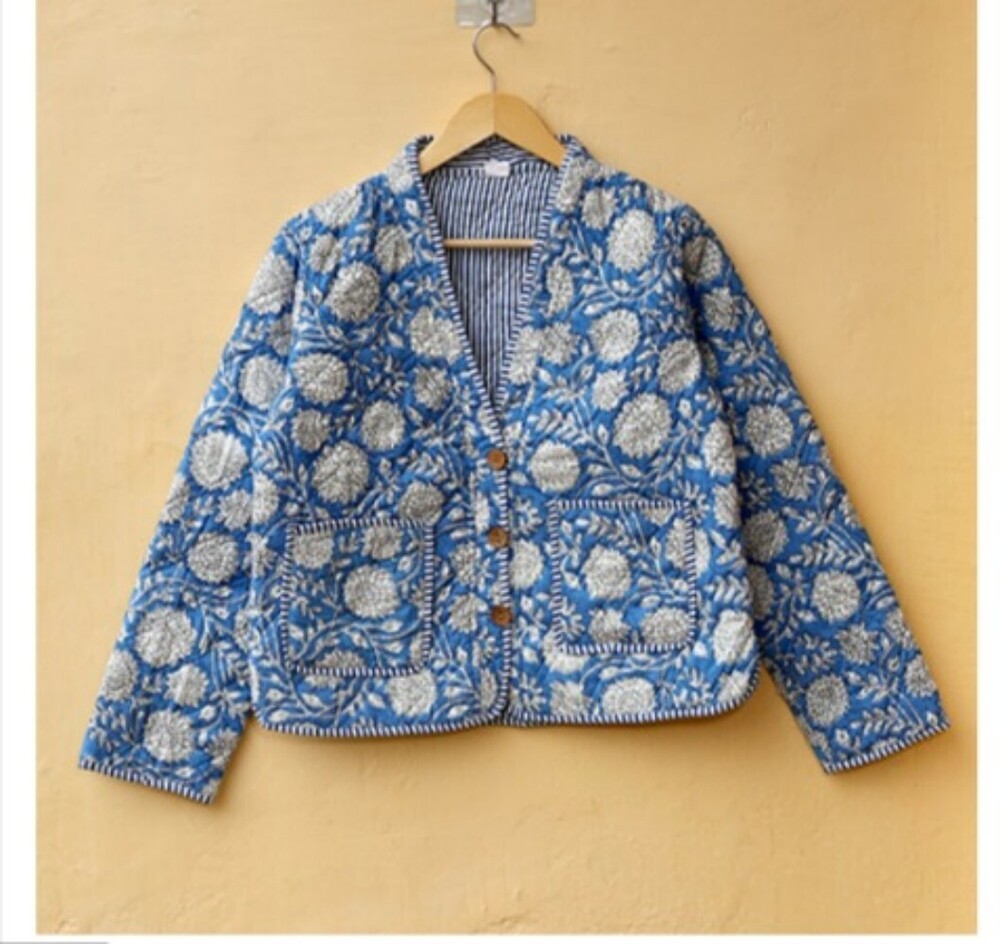 Floral Indian Womens Boho Jacket