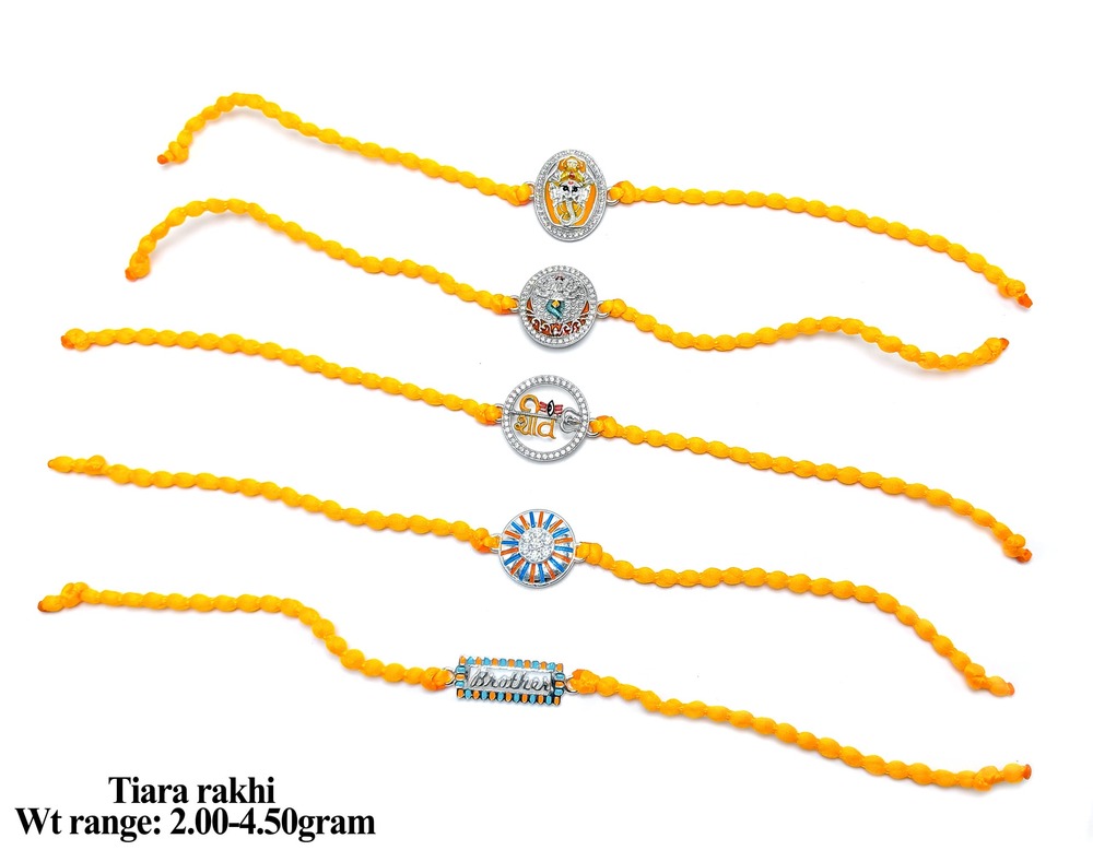 New 925 Silver Tiara Rakhi