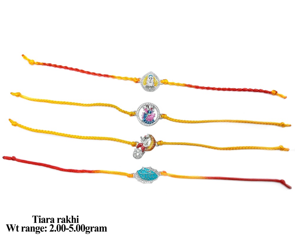 New 925 Silver Tiara Rakhi