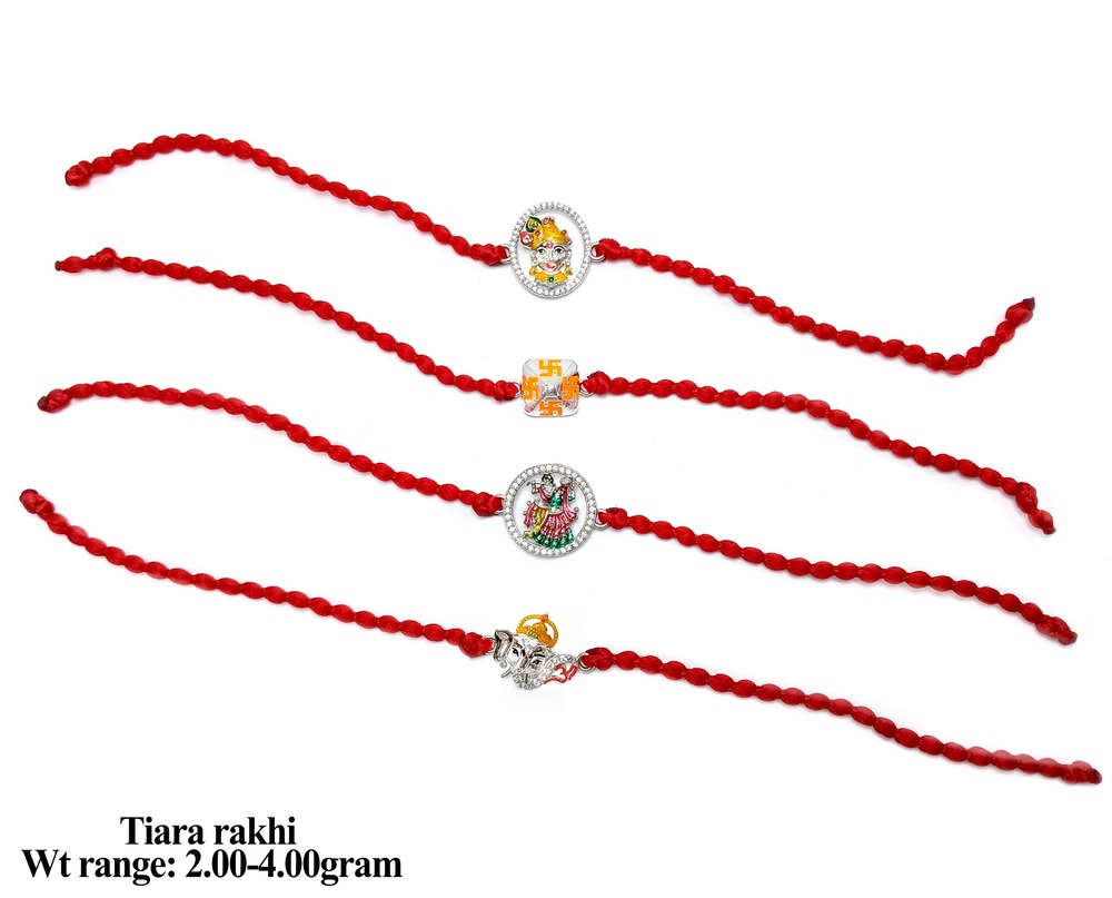 New 925 Silver Tiara Rakhi