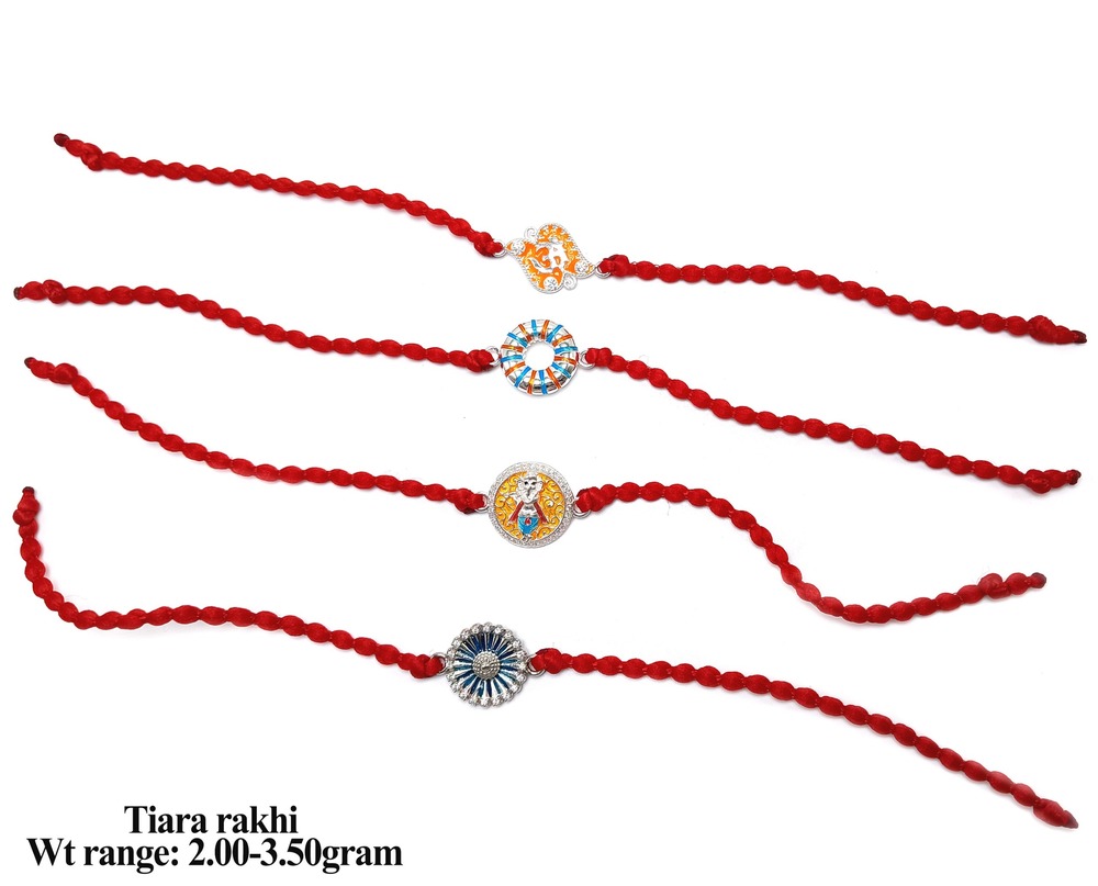New 925 Silver Tiara Rakhi