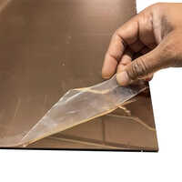 Acrylic Mirror Sheet - Color: As Per Availability