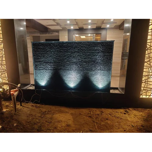 Stone Wall Fountain - Color: Black