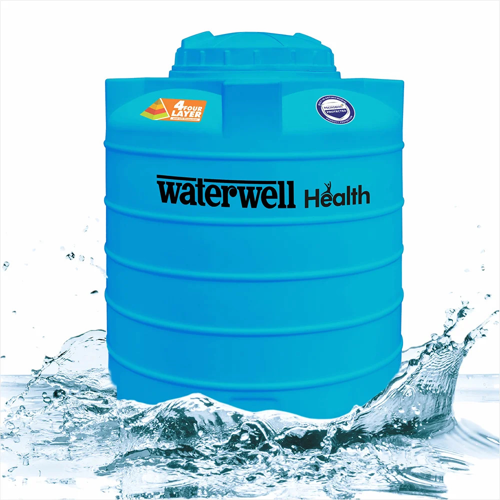 Waterwell Health Blue Water Tanks