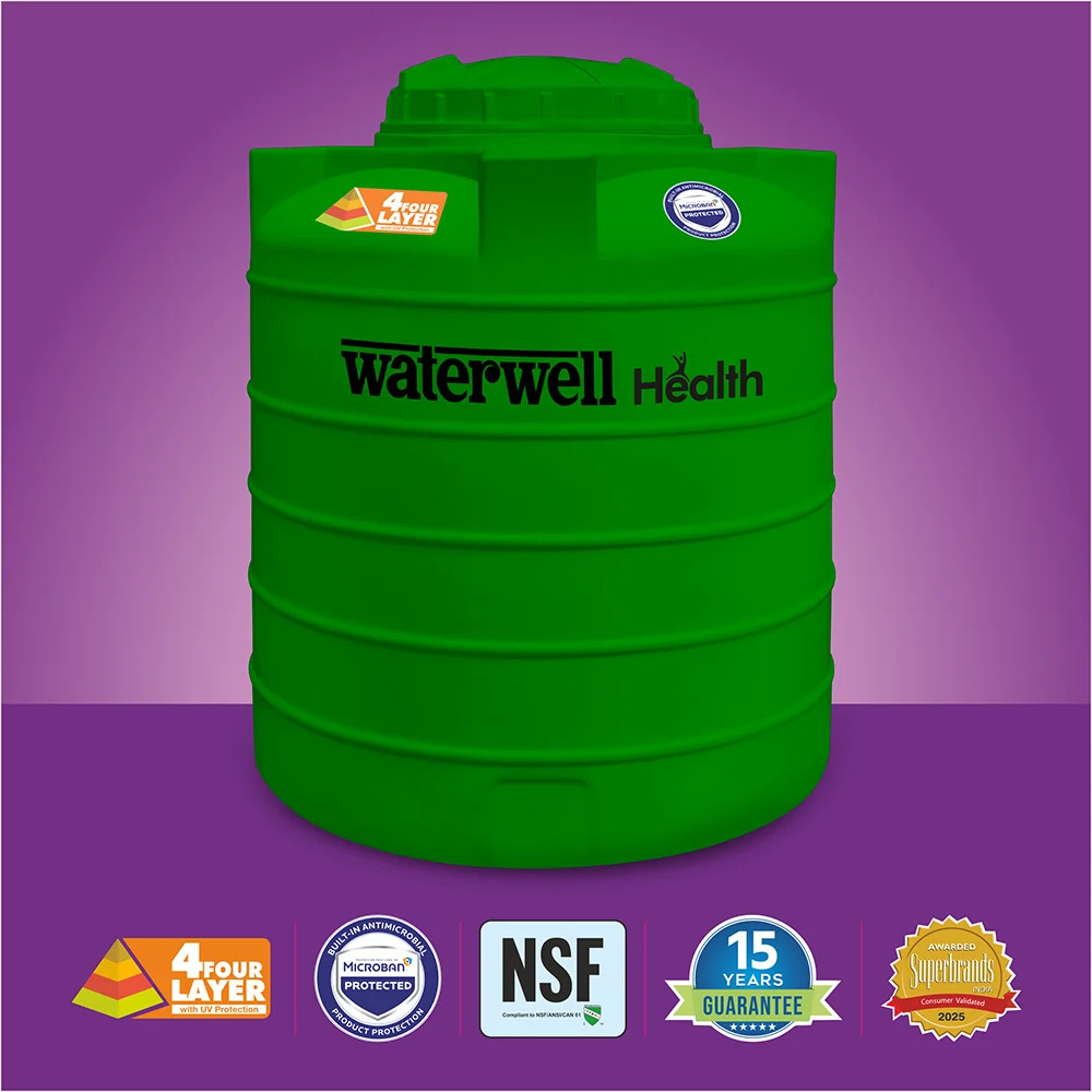 Waterwell Health Green Water Tanks