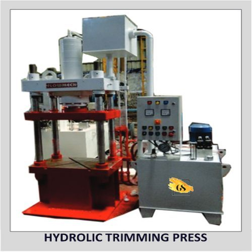 Hydraulic Trimming Press Machine - Color: Grey