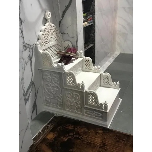 White Marble Masjid Mimber - Feature: Scratch Resistant