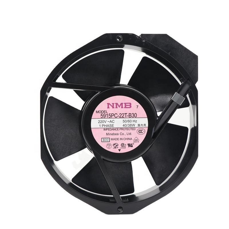 NMB 5915PC-22T-B30 17238 172x38mm 38W 220V AC 0.21A Cabinet Fuji Inverter UPS Power Supply Axial Cooling Fan 5915PC-22T-B20