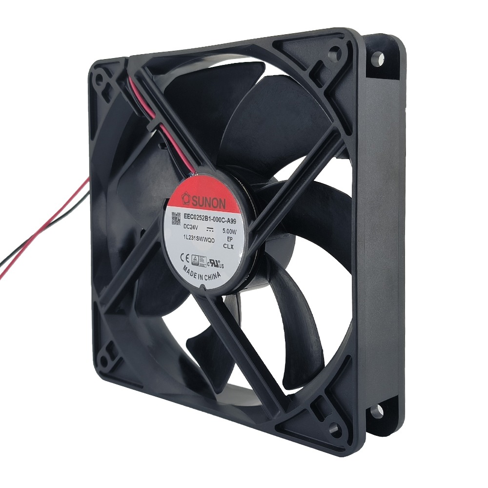 SUNON EEC0382B1-000C-A99 12038 24V Chassis Cooling Fan