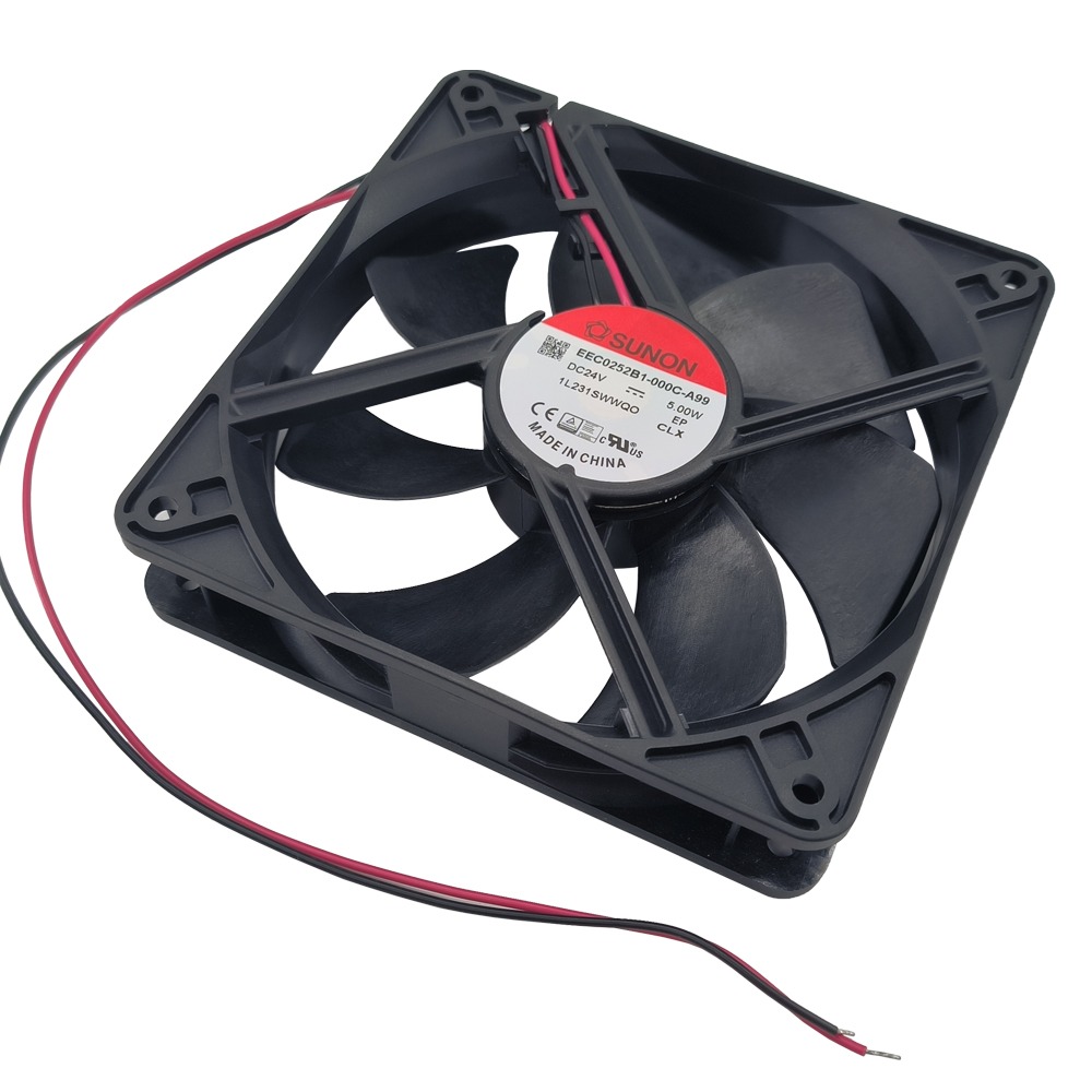SUNON EEC0382B1-000C-A99 12038 24V Chassis Cooling Fan