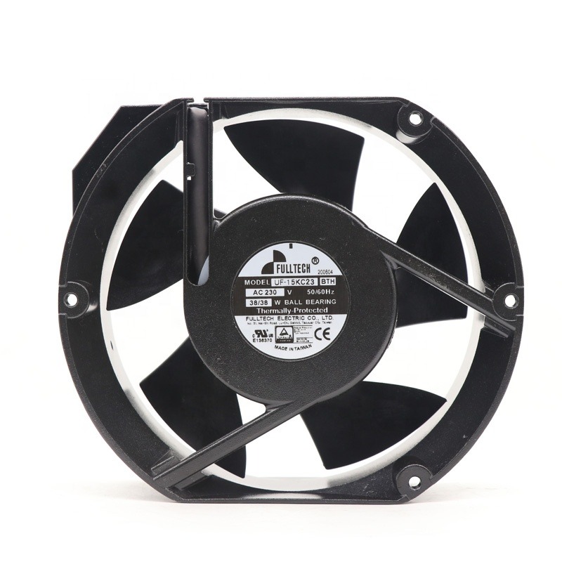 FULLTECH UF-15AC23BTH 17238 230V AC 26/27W Ball Bearing 2850RPM 0.11A Cabinet Axial Cooling Fan UF-15KC23BTH UF-17PC10BTH