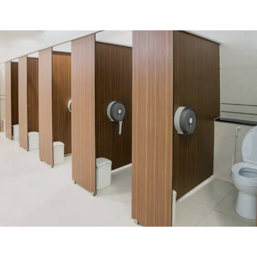 Wooden Finish Cubical Toilet - Color: As Per Requirment