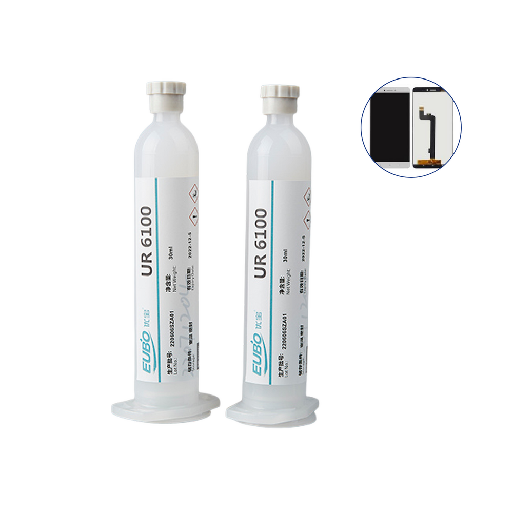 EUBO PUR Adhesive Waterproof High/Low Temperature Resistant for Mobile Touchscreen Edge-Sealing & Encapsulation