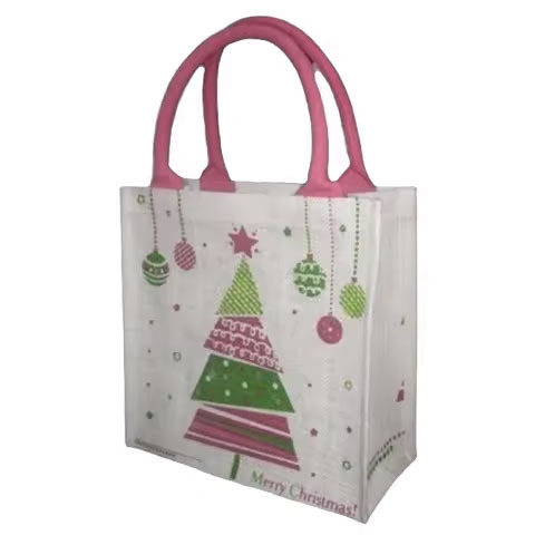 Custom Large Jute Burlap Beach Tote Bag Soft Cotton Handles Designed for Traveling Gift Use Features National Style Letter