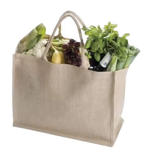 Hot Sale Custom Foldable Recycle Eco Friendly Jute Bag Shopping Reusable Tote Jute Bag