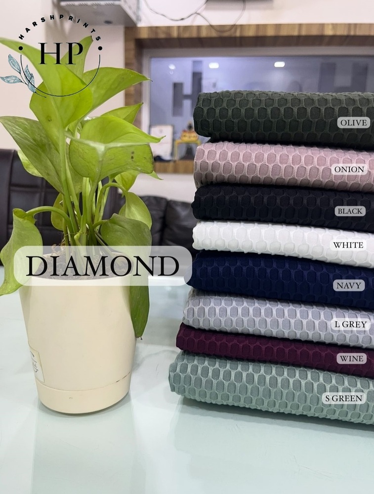 dimond knitted polyster fabrics