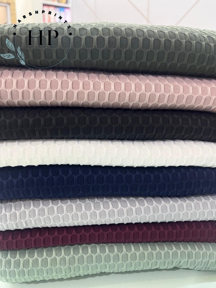 Dimond Knitted Polyester Fabrics - Lycra Spandex Blend, 4 Way Stretch Knit Material For T-shirts And Sportswear, Soft And Durable Quality