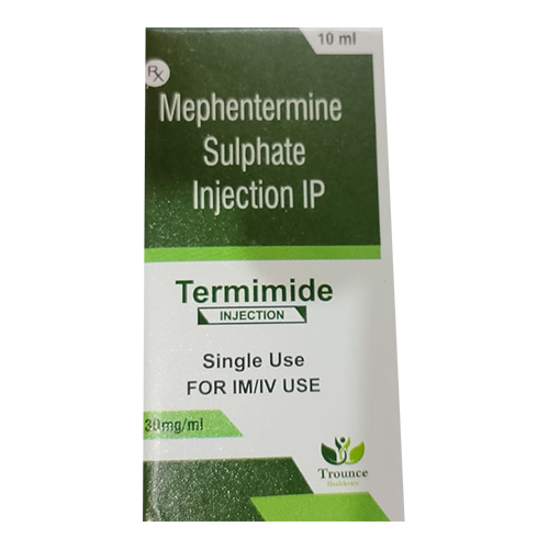 Mephentermine Sulphate Injection IP - Water-Soluble Sulphate Injection 100% Safe 100% Pure Store in Cool Environment