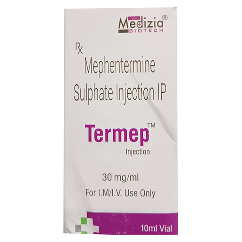 Mephentermine Sulphate Injection IP - 100% Purity, Water Soluble, Safe to Use, Store in Cool Environment | Reliable Sulphate-Based Injectable Solution