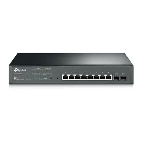 Tp-Link T1500G-10Mps Poe Switch - Color: Black