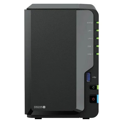 Ds225 Plus Synology Diskstation Network Attached Storage - Max Memory Capacity: 2 Gigabyte (Gb)