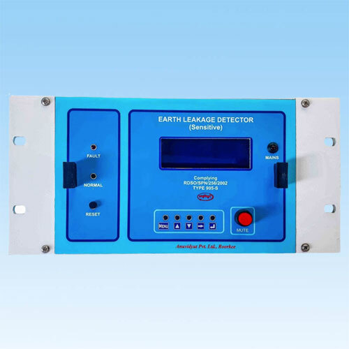 Earth Leakage Detector For Floating 230V Ac - Color: Blue