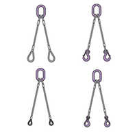 Two Leg Wire Rope Slings