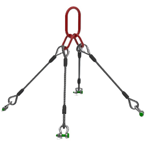 Four Leg Wire Rope Sling