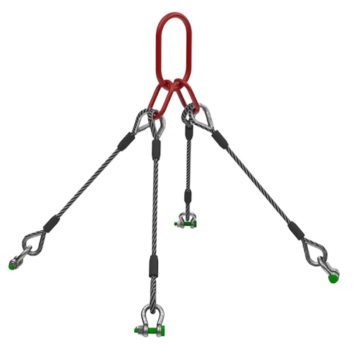 Four Leg Wire Rope Sling