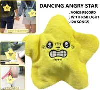 Angry Star Plush Dancing Toy - Color: Multi Color