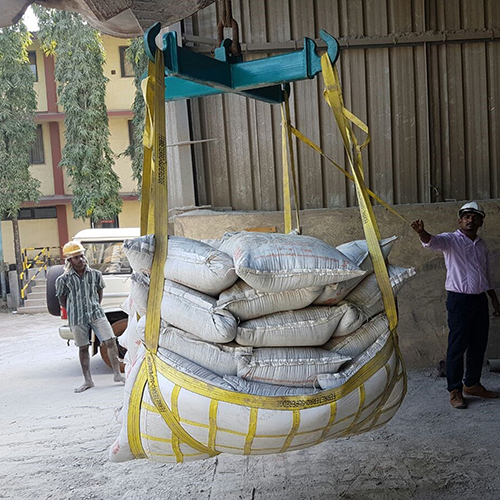 Clover Leaf Sling - High-tensile Steel, Adjustable 1-3m Length, Adjustable 1-2m Width, Silver | 1000kg Capacity, 5:1 Safety Factor, Ideal For Bulk Bags