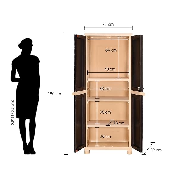 FREEDOM Wardrobe NILKAMAL BIG 1