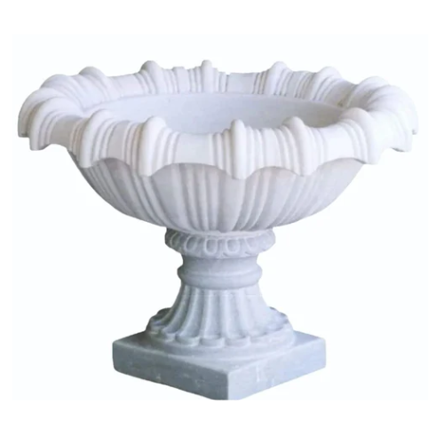 Makrana White Marble Planters