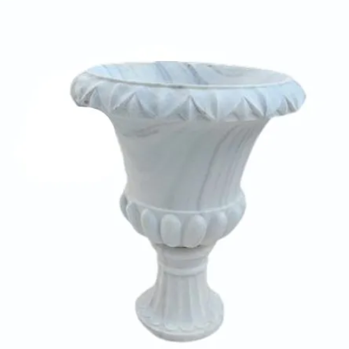 Makrana White Marble Planters